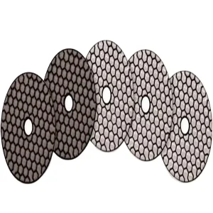 4-inch Sponge Foam Stone Polishing Pad for Car Polishing Customizable OEM Buffing Pads Grit 50 Coarse Abrasive