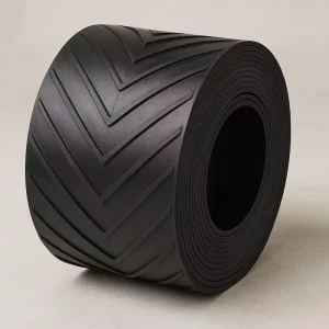 400-1400mm V-Shape Pattern Rubber Conveyor Belt Wave Grip Transport Band for Quarry Coal Mining Bulk Material Chevron Conveyors