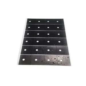 400 x 20 x 2 mm Die-Cut EPDM Anti-Vibration Gasket Seal Pad for Solar Mounting