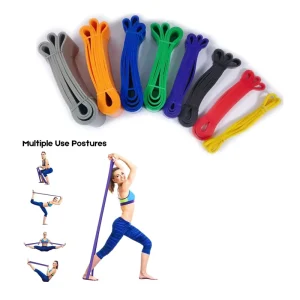 41” 208cm Resistance Bands Natural Latex Rubber Loop Gym Strengthen Training Power Fitness Pull up Elastic Band