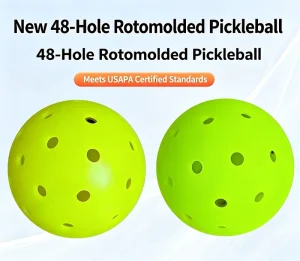 48 Hole Rotomolded Pickleball Ball Competition Grade High Rebound PE Material USAPA Standards Outdoor