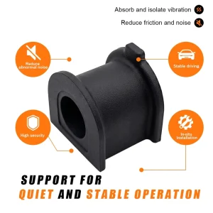 48815 60180 Stabilizer Bar Bushing Sway Bar Bushing Anti Roll Bar Bushing Durable Rubber for ToY Land Cruiser