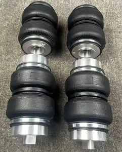 4pc Front and Rear Air Bellow for Volvo V70 ~ Air Suspension Kit Shock Absorber air Spring Assembly Auto Parts