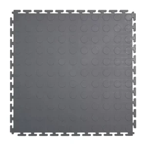 50*50*6mm Factory PVC Puzzle Floor Tile, Plastic Vinyl Flooring Mat for Workshop, Garage, Warehouse, or Showroom