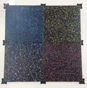 50mm Thickness High Quality Anti Slip Durable Rubber Flooring Tiles for Gym with Noise Insulating and Shock Absorption