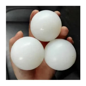 50mm Vibrating Sieve Bouncing Cleaning White Natural Rubber Balls for Food Processing Plants