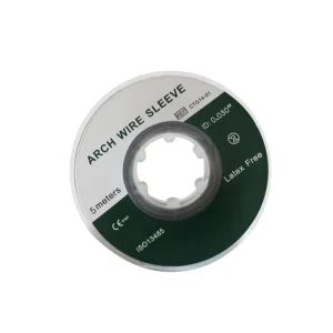 5m Roll Dental Orthodontic Niti Arch Wire Soft Rubber Protective Sleeve for Brackets