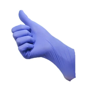 5mil Custom Rubber Box Disposable Gloves Vinyl Nitrile Gloves Powder Free Purple Mixed Nitrile Gloves
