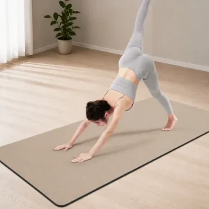5mm Advanced Shock Spacious Freedom High Resilient Studio Grade Coconut Shell PU Rubber Yoga Mat