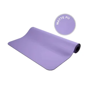 5mm Professional Exercise Anti-Slip Sweat-Absorbent Rebound Resilience PU Natural Rubber Custom Logo Pilates Yoga Mat