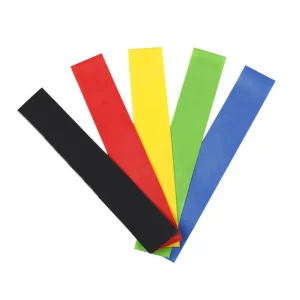 5pcs Elastic Resistance Band Set for Exercise Yoga Fitness Home Use Durable Rubber Bands