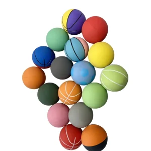 63mm, 60mm, 57mm High Bounce Hollow Rubber Ball with Customized Logo