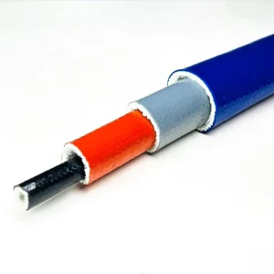70mm Red Oxide Silicone Coated Glass Fire Protection Sleeving