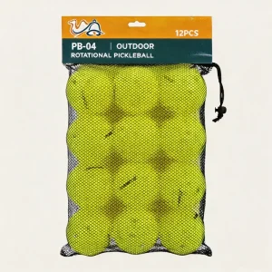 74mm TPE Eco Friendly Pickleball Balls Customized Logo Set Of Pickleball Equipments