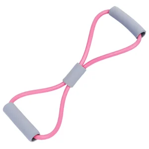 8 Shaped Latex Rubber Exercise Bands Yoga Pilates Resistance Sport Fitness Gym Tool Eco Friendly High Elastic Durable