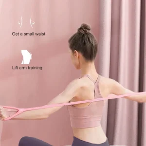8-shaped Fitness Resistance Band Sports Workout Elastic Band Home Fitness Rubber Pull Rope Yoga Training Exercise Gym Equipment