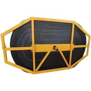 800/1000/1200mm Flat Rubber Conveyor Belt High-Strength Anti-Tear for Sand, Stone, and Mining