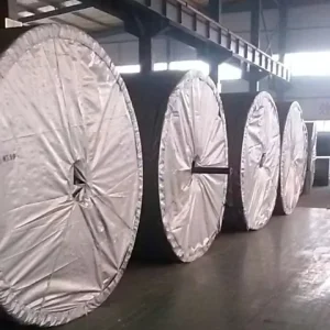 800mm Wide High Tensile Rubber Conveyor Belt Impact Resistant Long Life SBR NR Cover DIN ISO Certified for Coal Aggregate Mines