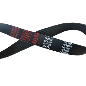 8PK790 Ribbed EPDM Rubber Belt Low-Noise Anti-Slip High-Efficiency Transmission Belt