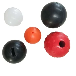 9mm Bespoke Anti Vibration Damping Vibration Screen Rubber Sifting Ball Soft Rubber Silicone Ball With Hole Hollow
