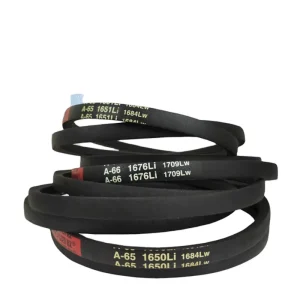A Type Black Rubber V-Belt A110 A112 A113 A114 A115 A118 A120 A124 A125 A126 Inner Girth