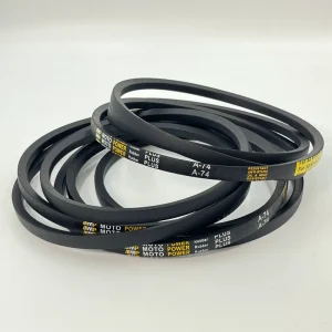 AA68 Wrapped Double Rubber V Belt Anti Fatigue Transmission Belt for Harvester Pump Compressor