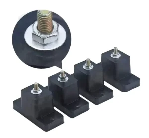 AC Anti Vibration Rubber Shock Absorber Home Use Air Conditioning Damping Pad with Manual Fix It Foot Support Model SD 500