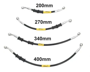 AN3 Motorcycle Braided Brake Hose Steel Brake Cable Hydraulic Clutch Banjo Oil Pipe for Dirt Bike Racing ATV