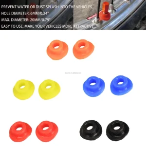 AORUN Universal Off road Motorcycle Tire Nozzle Cap Anti Leakage Silicone Gasket Sealing Ring Lower Placement New 12*10*10 for