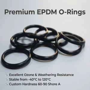 AS568 EPDM O-Ring Water- and Steam-Resistant Seal Ring for Municipal Pipelines and Infrastructure