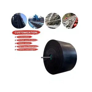 Abrasion-Resistant EP/Nylon Rubber Conveyor Belt for Stone Quarry and Mining