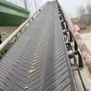 Abrasion- and Heat-Resistant Rubber Conveyor Belt for Aggregate, Stone, and Coal