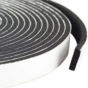 Acoustic Insulation Grey Black White OEM Double Sided PE Foam Tape For Window Door Sealing Strip Glass Wall Aluminum Metal