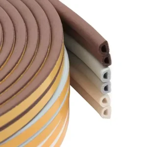 Adhesive Black Rubber Door and Window Edge Protector Seal Strip