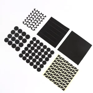 Adhesive Black Silicone Rubber Bumper Feet Pads