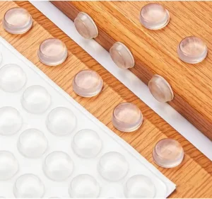 Adhesive Clear Transparent Silicone Rubber Bumper Pads for Cabinets