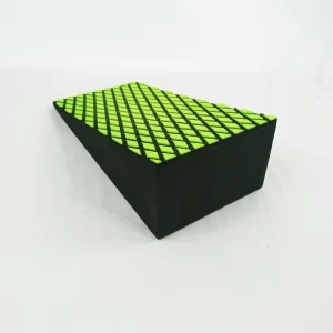 Adjustable Rubber Squat Wedge Block Ramp for Deadlift Bodybuilding Slant Board