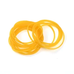 Advanced 43mm Bulk Rubber Band For Home Banking Office Factory Customization Yellow Rubber Band
