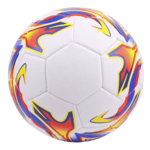 Aiju Sports Custom Soccer Ball Size 4 5 Durable PU Leather Football for Promotion Training Gifts