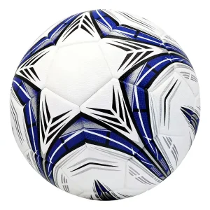 Aiju Thermal Bonded PU Leather Lightweight Soccer Ball Star Pattern Size 4 5 Custom Logo OEM for Team Training & Match