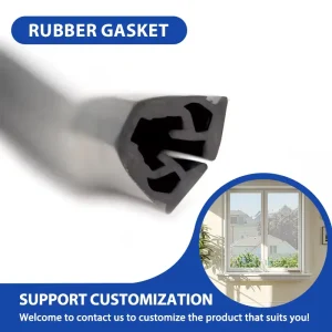 Aluminum Door and Window EPDM Rubber Sponge Glazing Seal Strip for Curtain Walls