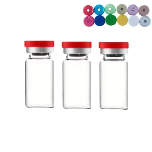 Aluminum Plastic Cap and Rubber Stoppers for Glass Vials