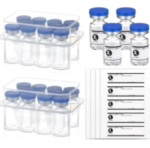 Amber Glass Vial 5ml Sterile with Butyl Rubber Stopper Sealing Tape Medical Grade