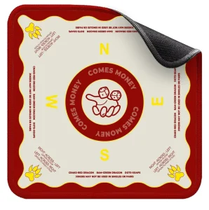 American-Style Mahjong Table Mat Rubber Waterproof Anti-Slip Quiet Dustproof Oil-Resistant Stain-Resistant