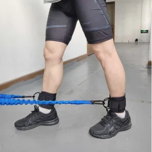 Ankle Strap with Padded Resistance Band for Workout
