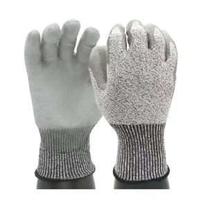 Anti-Cutting Industrial Labor Protection Gloves Abrasion-Resistant PU Gloves