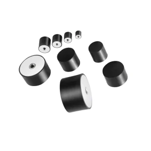 Double Internal-Thread NR Rubber Damper Model DE for Anti-Vibration Mounting