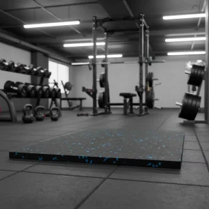 Anti Skid Gym Rubber Tile No Smell Heavy Equipment Areas Gym Rubber Floor Mats