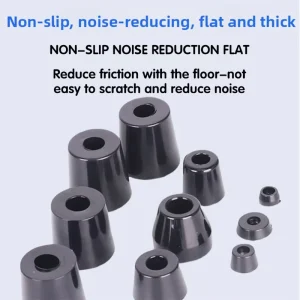 Anti-Skid Silicone Rubber Foot Pads with Gaskets for Chassis Instruments