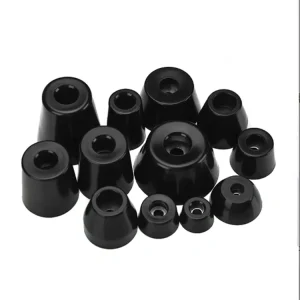 Anti-Skid Silicone Rubber Foot Pads with Gaskets for Chassis Instruments